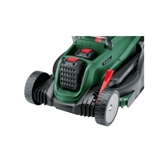 Bosch 37-550 Marcher derrière un tracteur tondeuse Batterie Noir, Vert