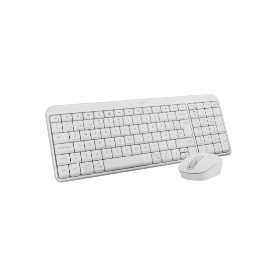 Logitech MK250 Combo clavier Souris incluse Universel RF sans fil + Bluetooth QWERTY Espagnole Blanc