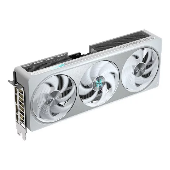 GIGABYTE GeForce RTX 5070 AERO OC 12G Carte Graphique - 12 Go GDDR7, 192 bits, PCI-E 5.0, 2625 MHz Core Clock, 3 x DP 2.1a, 1 x HDMI 2.1b, NVIDIA DLSS 4, GV-N5070AERO OC-12GD