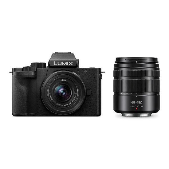 Panasonic Lumix G 100D 12-32mm +45-150mm 4/3" Appareil-photo compact 20,3 MP MOS 5184 x 3888 pixels Noir
