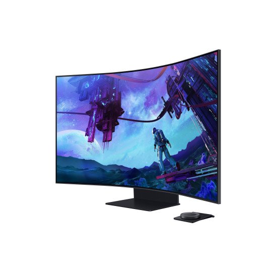 Samsung Odyssey S55CG970NU écran PC 139,7 cm (55") 3840 x 2160 pixels 4K Ultra HD LED Noir