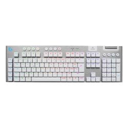 Logitech G G915 X LIGHTSPEED clavier Gaming USB + RF Wireless + Bluetooth AZERTY Français Blanc