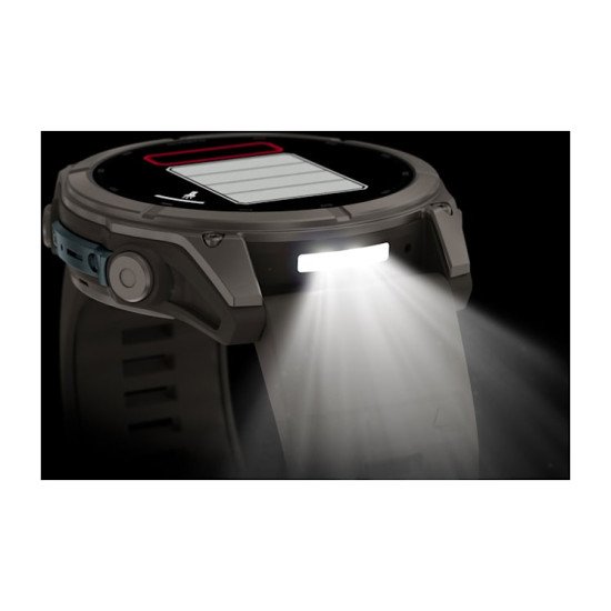 Garmin fēnix 9 3,56 cm (1.4") AMOLED 51 mm Numérique 454 x 454 pixels Écran tactile Titane Wifi GPS (satellite)