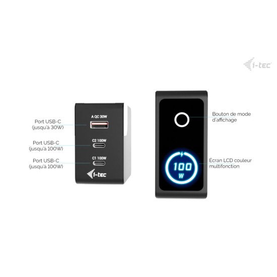 i-tec 100W Intelligent Multiport USB Charger
