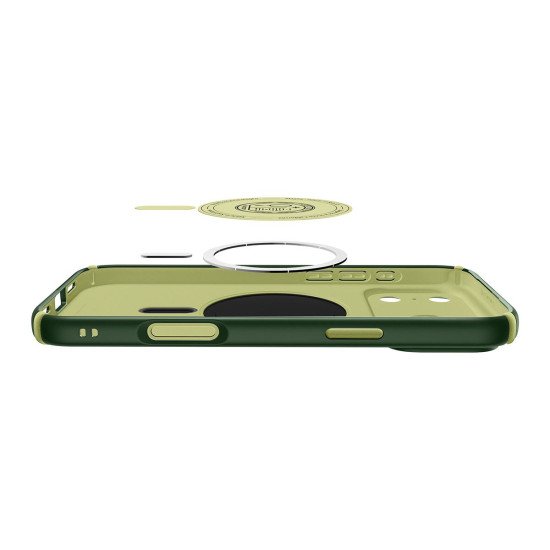 Spigen Nano Pop Hybrid (MagFit) coque de protection pour téléphones portables 16 cm (6.3") Housse Vert foncé