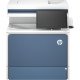 HP Color LaserJet Enterprise Flow Imprimante MFP 5800zf, Impression, copie, scan, fax, Chargeur automatique de documents; Bacs haute capacité en option; Écran tactile; Cartouche TerraJet