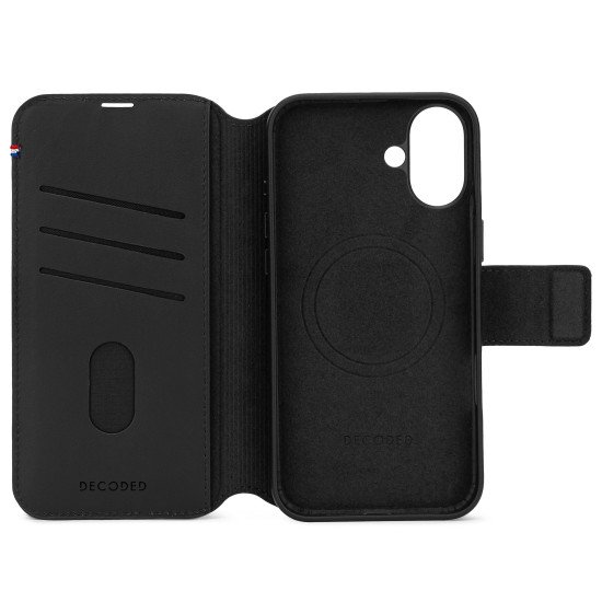 Decoded Leather Detachable Wallet coque de protection pour téléphones portables 17 cm (6.7") Étui avec portefeuille Noir
