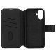 Decoded Leather Detachable Wallet coque de protection pour téléphones portables 17 cm (6.7") Étui avec portefeuille Noir