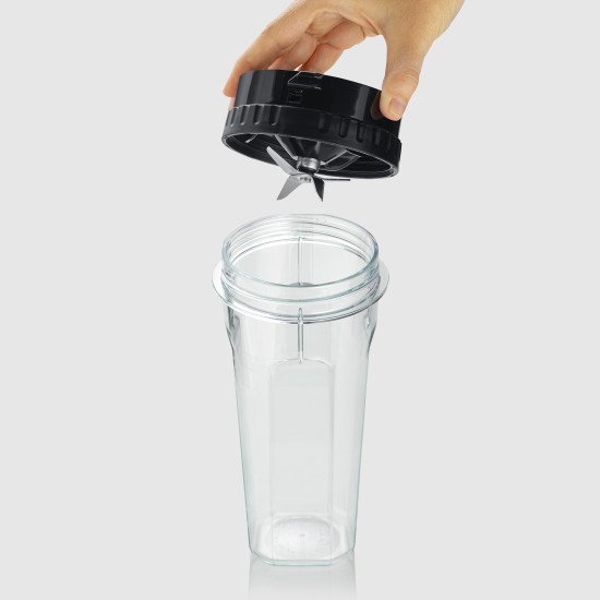 Severin SM 3724 blender 1,5 L Mélangeur de table 600 W Noir, Transparent