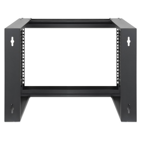Intellinet Rack réseau mural ouvert 19", 6U, cadre pivotant frontal, montage 2 montants, profondeur 450 mm, livré à plat, noir RAL 9004