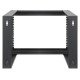 Intellinet Rack réseau mural ouvert 19", 6U, cadre pivotant frontal, montage 2 montants, profondeur 450 mm, livré à plat, noir RAL 9004