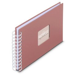 Hama 00009854 album photo et protège-page Rouge 50 feuilles Reliure spiralée