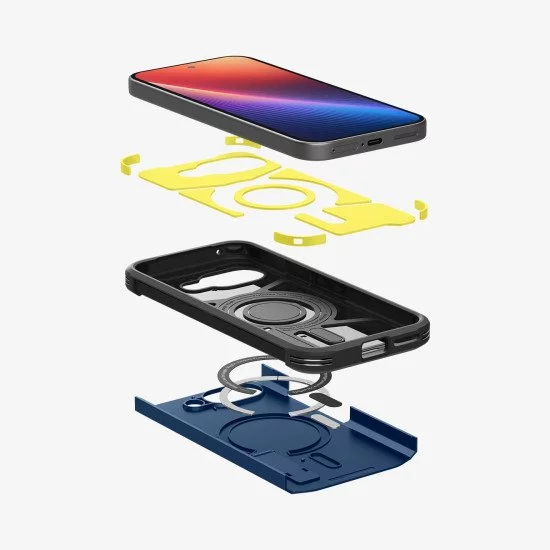 Spigen Tough Armor AI (MagFit) coque de protection pour téléphones portables 16 cm (6.3") Housse Marine Spigen Tough Armor AI (MagFit) coque de protection pour téléphones portables 16 cm (6.3") Housse Marine