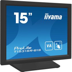 iiyama T1531SR-B1S écran PC 38,1 cm (15") 1024 x 768 pixels XGA LCD Écran tactile Noir