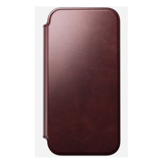 Nomad Modern Leather Folio coque de protection pour téléphones portables 16 cm (6.3") Housse Bourgogne