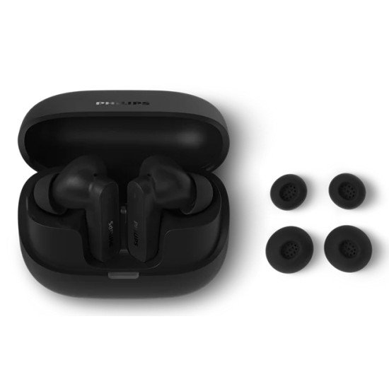 Philips TAT3000BK/00 casque True Wireless Stereo (TWS) Ecouteurs Appels/Musique USB Type-C Bluetooth Noir