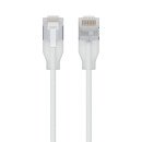 Ubiquiti UACC-Cable-Patch-EL-C6A-0.15M-W câble de réseau Translucide, Blanc 0,15 m Cat6a