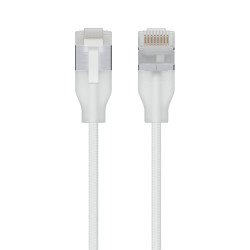 Ubiquiti UACC-Cable-Patch-EL-C6A-0.15M-W-24 câble de réseau Translucide, Blanc 0,15 m Cat6a Ubiquiti UACC-Cable-Patch-EL-C6A-0.15M-W-24 câble de réseau Translucide, Blanc 0,15 m Cat6a