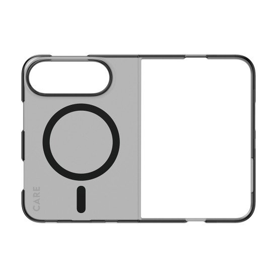 PanzerGlass CARE™ by ® SL1M Case Smokey w. Black MagSafe iPhone Duo coque de protection pour téléphones portables Housse Noir