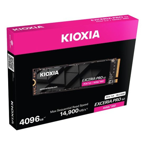 Kioxia Exceria PRO G2 4 Go M.2 PCI Express 5.0 NVMe BiCS FLASH TLC