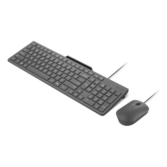 Lenovo GX31R09775 clavier Souris incluse maison/bureau USB Anglais américain Gris