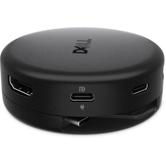 DELL DA326 Avec fil USB 3.2 Gen 1 (3.1 Gen 1) Type-C Noir