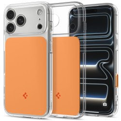 Spigen Ultra Hybrid T (MagFit) coque de protection pour téléphones portables 16 cm (6.3") Housse Transparent, Orange