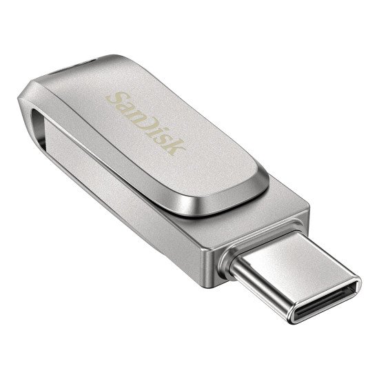 SanDisk Ultra Dual Drive Luxe lecteur USB flash 2 To USB Type-A / USB Type-C 3.2 Gen 1 (3.1 Gen 1) Argent
