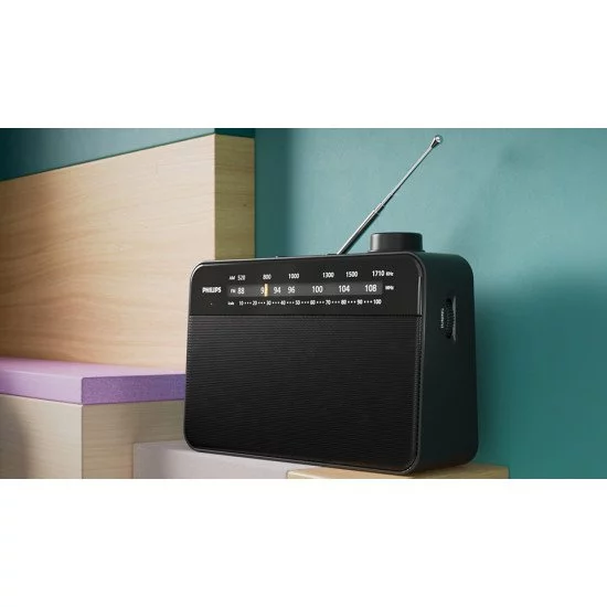 Philips TAR2509/10 Radio portable Analogique Noir Philips TAR2509/10 Radio portable Analogique Noir