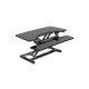 BakkerElkhuizen Adjustable Sit-Stand Desk Riser 2 Black
