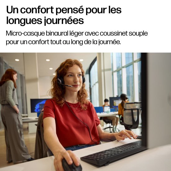 HP Poly Micro-casque filaire USB binaural Mission 625