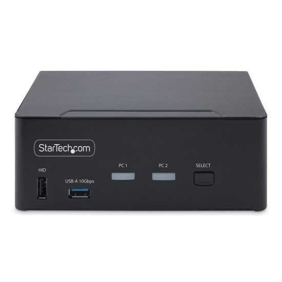StarTech.com Switch KVM DisplayPort 2 Ports, 8K 60Hz / 4K 144Hz, DP 1.4, 2 Ports USB 10Gbps, 4 Ports USB HID, Commutateur KVM, Commutation par Touches de Raccourci, Conforme TAA StarTech.com Switch KVM DisplayPort 2 Ports, 8K 60Hz / 4K 144Hz, DP 1.4, 2 Ports USB 10Gbps, 4 Ports USB HID, Commutateur KVM, Commutation par Touches de Raccourci, Conforme TAA