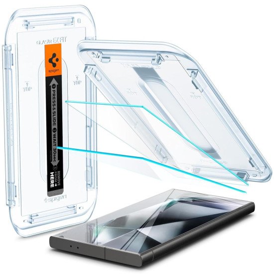 Spigen GLAS.tR EZ Fit HD Protection d'écran transparent Samsung 2 pièce(s)