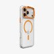 Spigen Ultra Hybrid Optik S (Mag Fit) coque de protection pour téléphones portables 16 cm (6.3") Housse Transparent, Orange