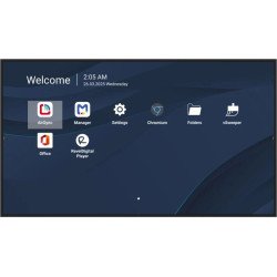 Viewsonic CDE5014-2C Écran d'affichage dynamique Écran plat de signalisation numérique 127 cm (50") LCD Wifi 500 cd/m² 4K Ultra HD Noir Intégré dans le processeur Android 14 24/7