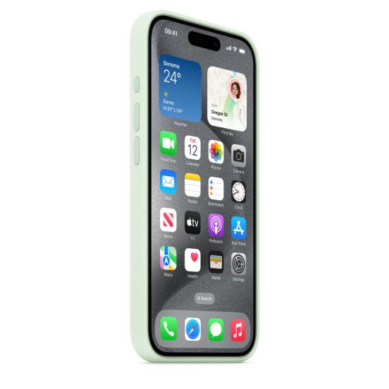 Apple MWNL3ZM/A coque de protection pour téléphones portables 15,5 cm (6.1") Housse Couleur menthe