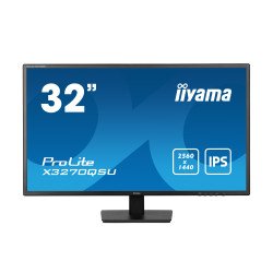 iiyama ProLite X3270QSU-B1 écran PC 81,3 cm (32") 2560 x 1440 pixels Wide Quad HD LED Noir iiyama ProLite X3270QSU-B1 écran PC 81,3 cm (32") 2560 x 1440 pixels Wide Quad HD LED Noir