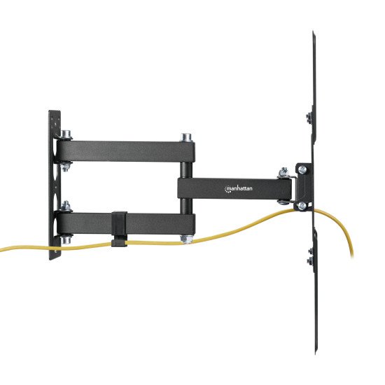 Manhattan Support mural pour TV/moniteurs (Bras articulé), écrans 32" à 55", Compatibilité VESA : de 100x100 à 400x400 mm (vérifiez les dimensions des quatre trous de fixation à l'arrière), charge max. 30 kg, noir