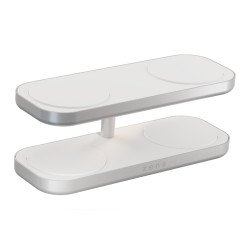 ZENS ZEQC01W/00 chargeur d'appareils mobiles Écouteurs, Smartphone, Smartwatch Blanc Secteur Recharge sans fil Charge rapide Intérieure