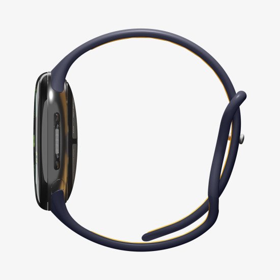 Spigen Nano Pop Bande Marine, Jaune Silicone