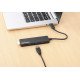 Manhattan Dock/hub USB-C, 4 ports : 4x USB-A, 5 Gbit/s (USB 3.0), Alimenté par USB (aucune alimentation externe requise), équivalent à HB30CM4AB
