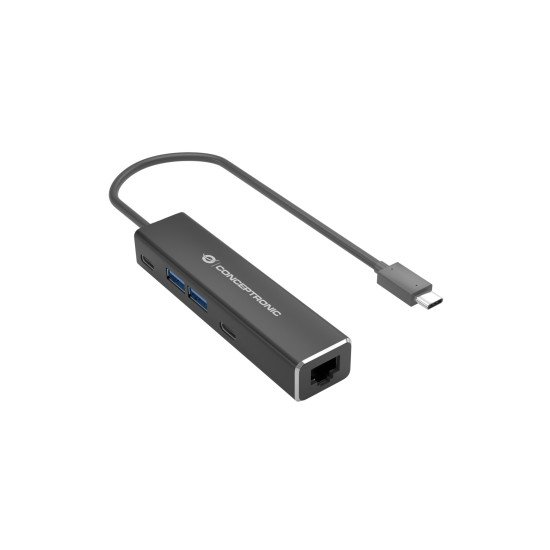Conceptronic ABBY13B station d'accueil Avec fil USB 3.2 Gen 1 (3.1 Gen 1) Type-C Gris Conceptronic ABBY13B station d'accueil Avec fil USB 3.2 Gen 1 (3.1 Gen 1) Type-C Gris