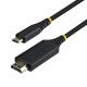 StarTech.com Câble Adaptateur USB-C vers HDMI de 1m, Connecteur HDMI à Verrouillage, 4K 60Hz, Compatible Thunderbolt, HDR, Câble Unidirectionnel pour MacBook, Dell, HP, Lenovo