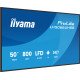 iiyama LH5066UHSB-B1AG Écran d'affichage dynamique Écran plat de signalisation numérique 127 cm (50") LCD Wifi 800 cd/m² 4K Ultra HD Noir Intégré dans le processeur Android 24/7