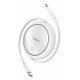Baseus Free2Pull câble USB 1 m USB C Blanc Baseus Free2Pull câble USB 1 m USB C Blanc