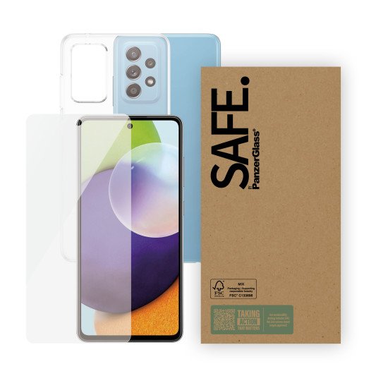 PanzerGlass SAFE. by ® 2-in-1 Bundle Samsung Galaxy A52 5G | Bulk Protection d'écran transparent 50 pièce(s)