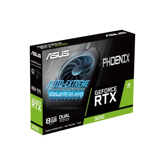 ASUS Phoenix PH-RTX3050-8G-V2 NVIDIA GeForce RTX 3050 8 Go GDDR6 ASUS Phoenix PH-RTX3050-8G-V2 NVIDIA GeForce RTX 3050 8 Go GDDR6