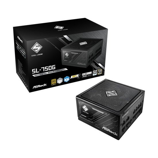Asrock SL-1000G Steel Legend unité d'alimentation d'énergie 1000 W 20+4 pin ATX ATX Noir
