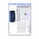 Thermaltake View 380 TG ARGB Hydrangea Blue Midi Tower Bleu Thermaltake View 380 TG ARGB Hydrangea Blue Midi Tower Bleu