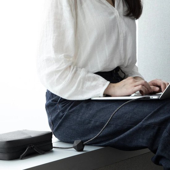Native Union Anchor câble USB 1,8 m USB C Noir, Blanc